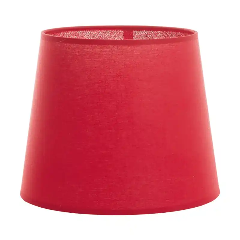Abat-jour A TU ESTILO cotton rouge Ø19CM