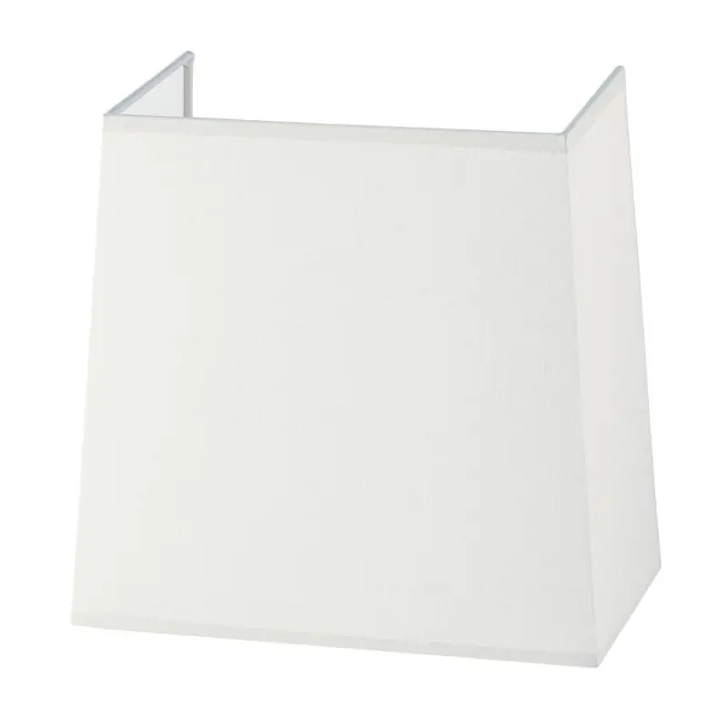Abat-jour Plafond pyramidal 22cm cotton Blanc