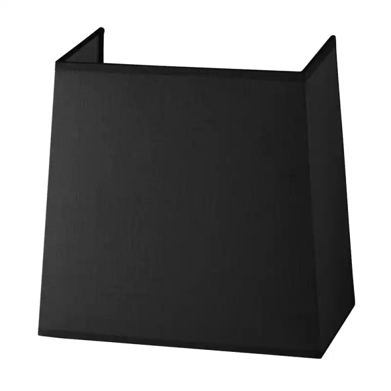 Abat-jour Plafond pyramidal 22cm cotton Noir