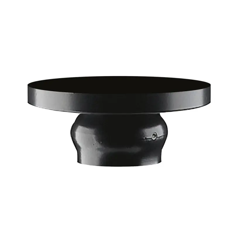 Soutien balon 40cm - poteau 7,5cm E27 noir
