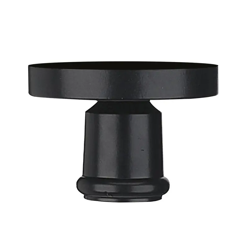 Soutien balon 25cm - poteau 4,5cm E27 noir