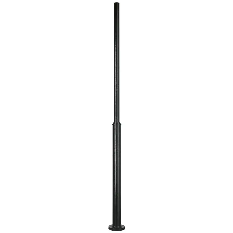 Colonne de résine lisse 240 cms. C/Reg. Noir.