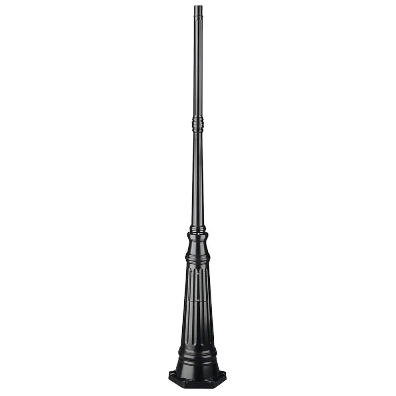 Colonne Luminaire 171cm Ø4,5cm Noir.