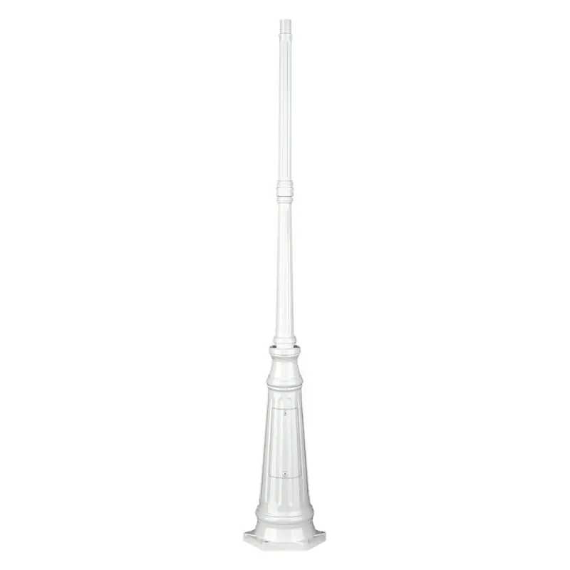 Colonne Luminaire 201cm Ø4,5cm Bl.