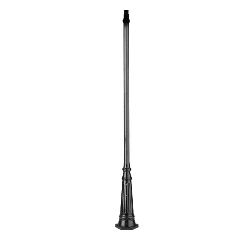 Colonne Luminaire 260cm Ø75cm Noir.