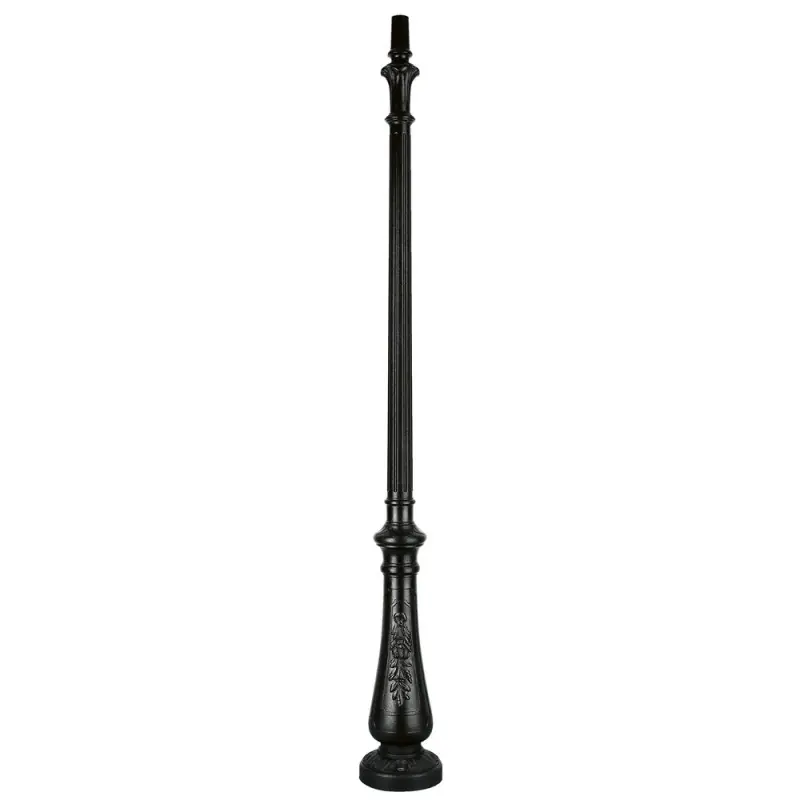 Colonne decoré résine 300 cms. noir
