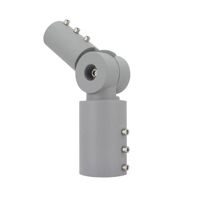 Rotule de fixation réglable angle 90° mat 60 mm tête de lampadaire candélabre led