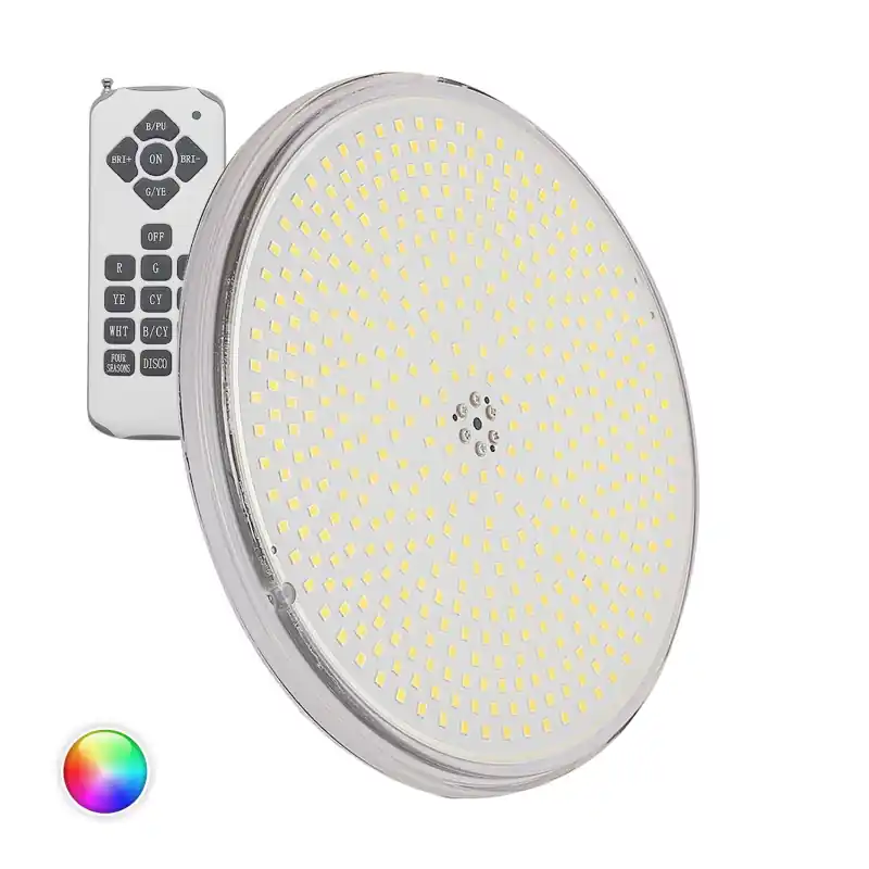 hublot led rgb étanche piscine bassin cascade 35w-12v ac-ip68