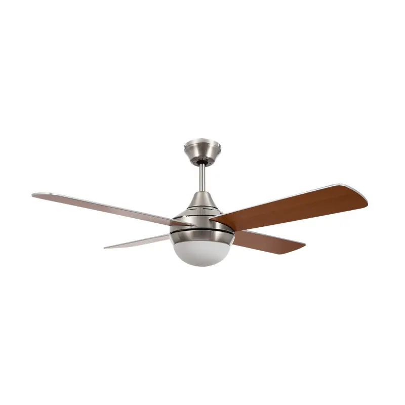 ventilateur de plafond 4 pales bois-3 vitesses-telecommande rf