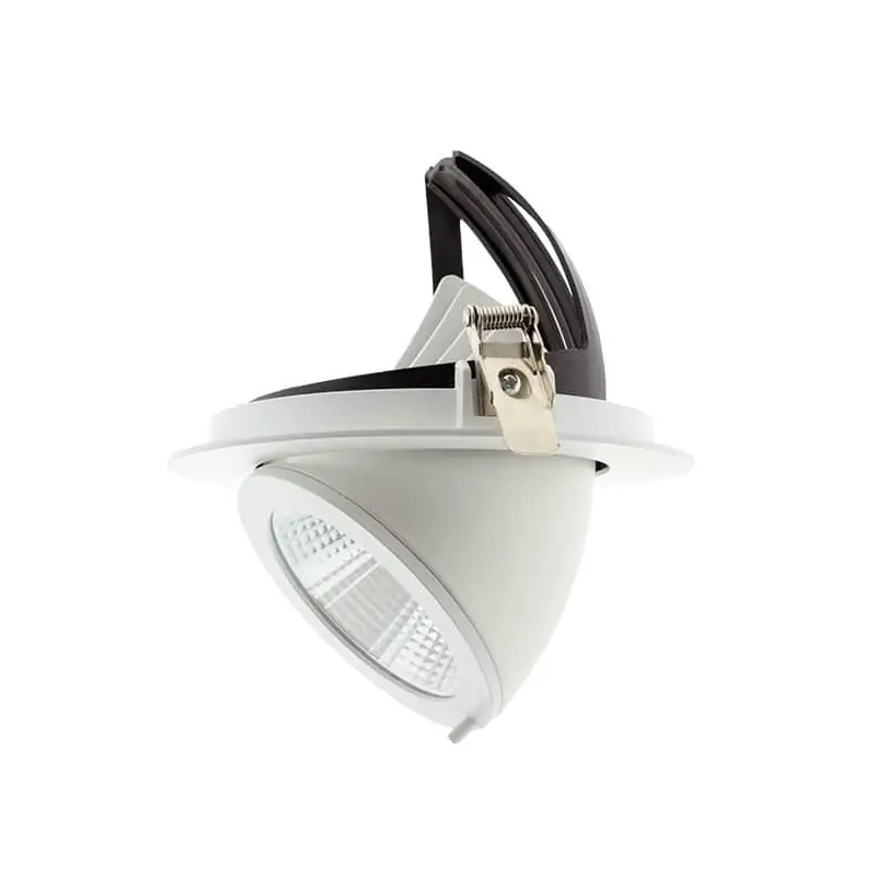 downlight encastrable escamotable escargot 15w led-6000k-1500 lumens