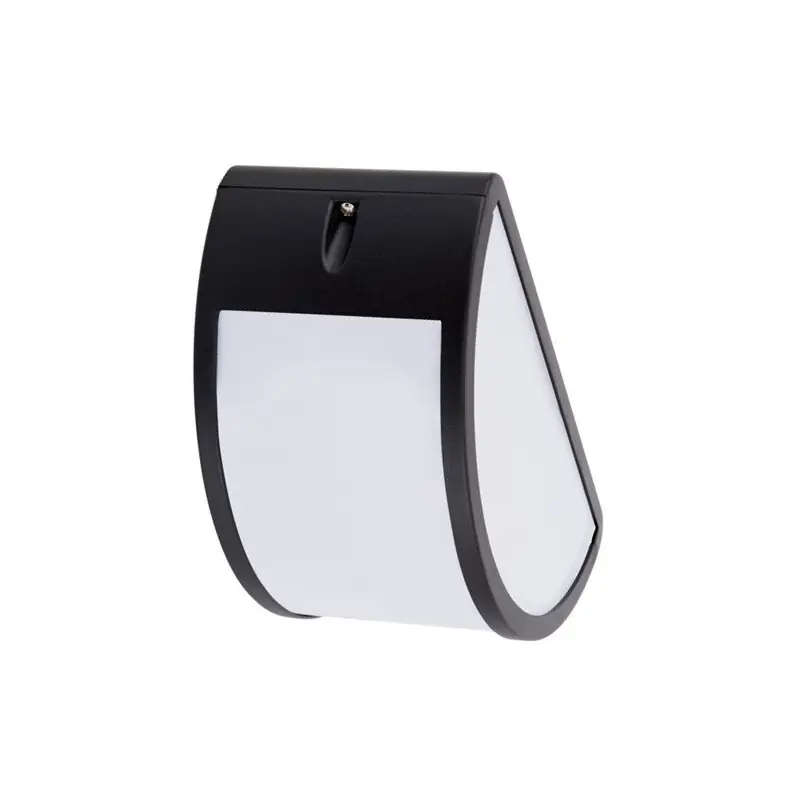 Applique exterieur noire-demi lune-culot e27-ip44