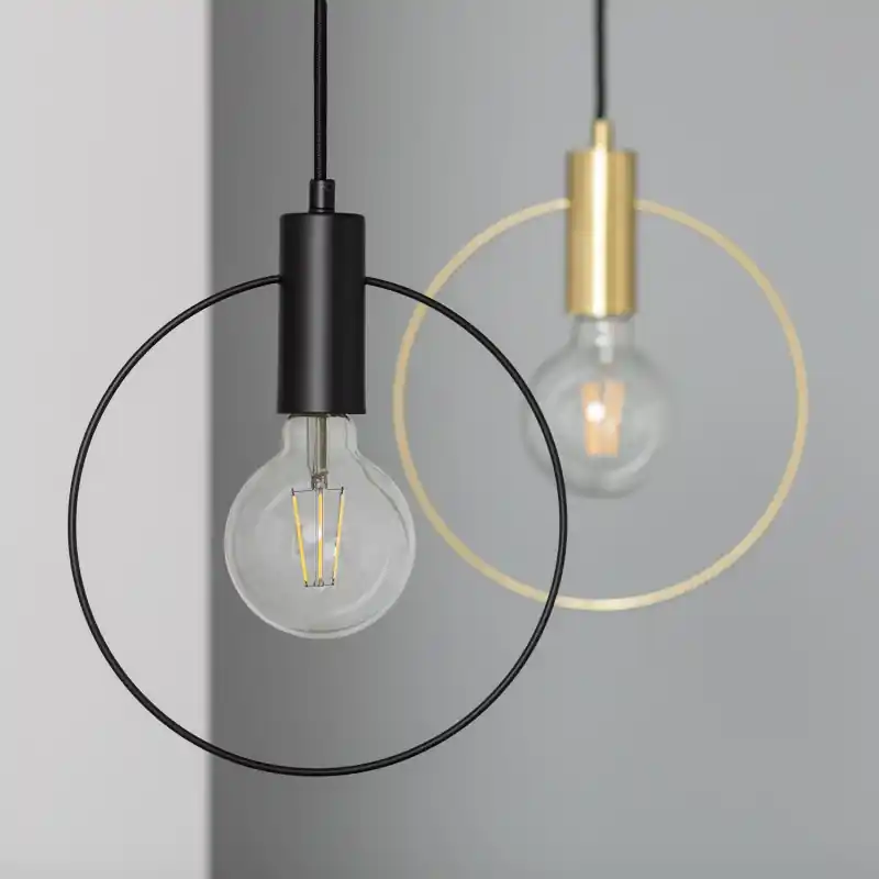 suspension plafonnier retro culot e27 anneau
