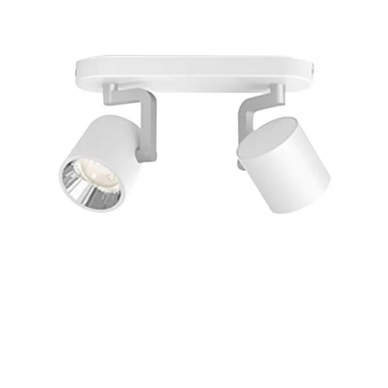 Applique plafonnier Philips 8.6w led double tetes blanc orientable saillie