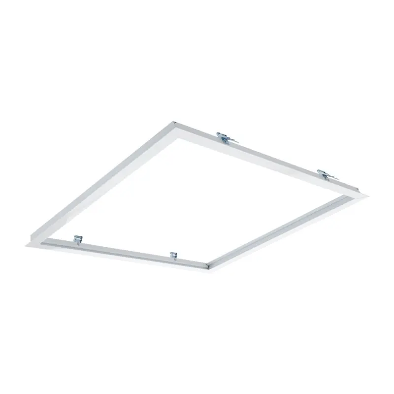 Cadre pour encastrement dalle led 30x30cm avec ressort type downlight