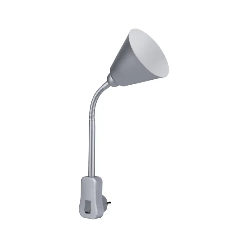 AS Spot prise Junus E14 Gris bras flex