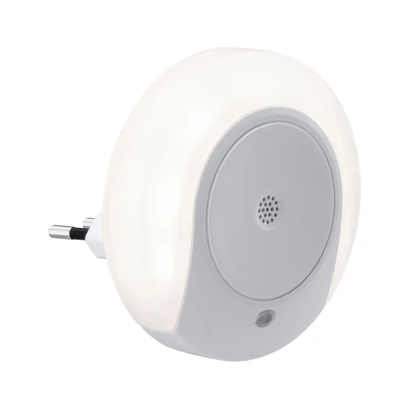 Prise veilleuse AS Horby rond blanc 0,4W 3000K Sensor