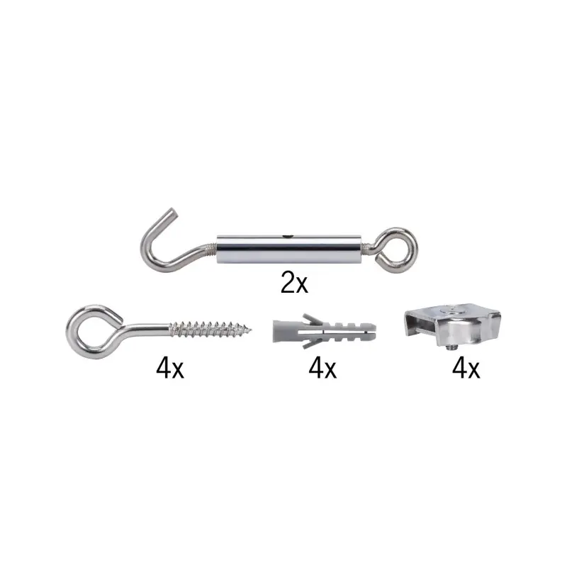 Système Câble Light&Easy Kit de traction non isolé Chrome Métal