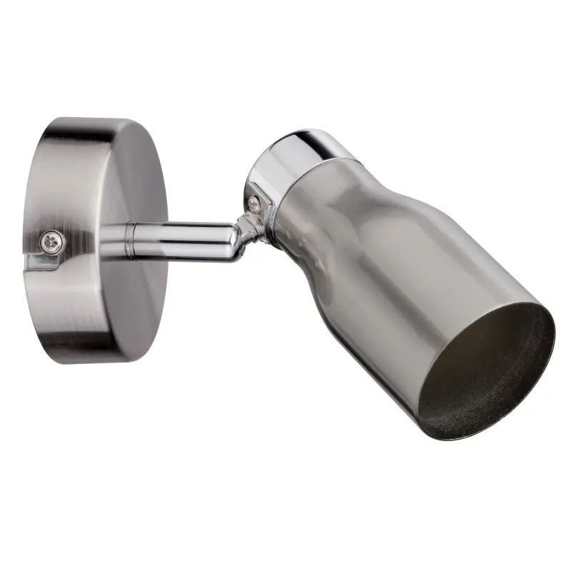 Spotlight Meli max 1x10W GU10 Nickel sat 230V, métal sans commutateur