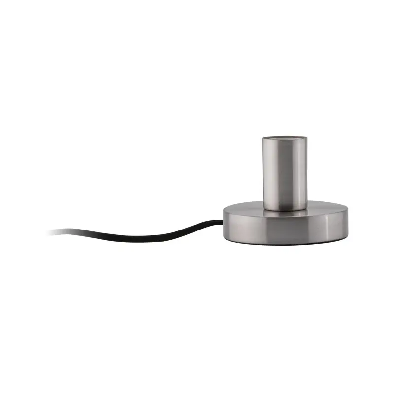 Lampe à poser Neordic Haldor max 1x20W E27 Acier brossé 230V métal