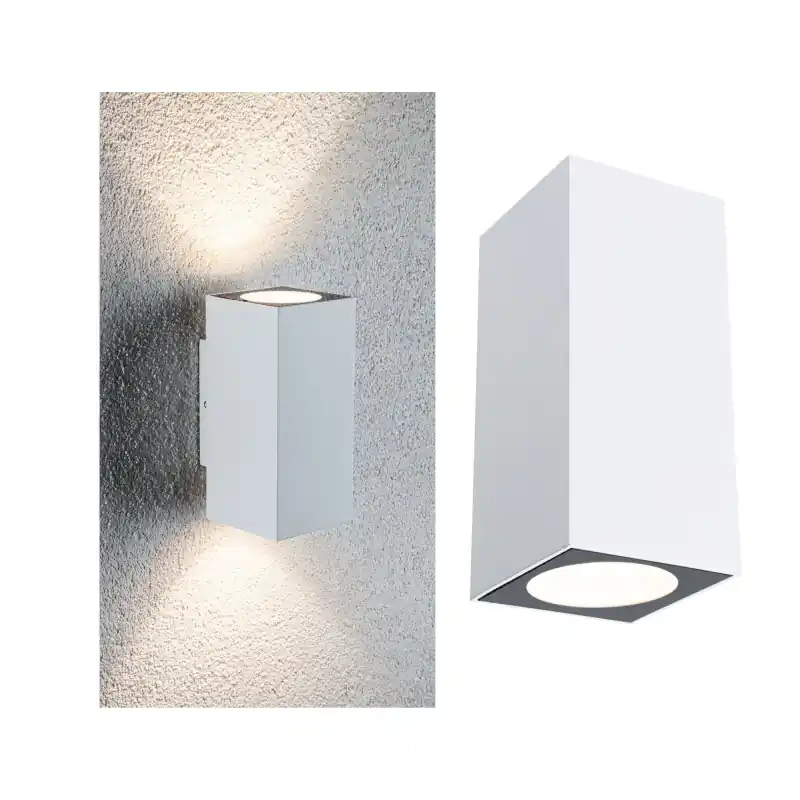 Lum en saillie ext 230V Flame 2x3W IP54 3000K Alu Signal White