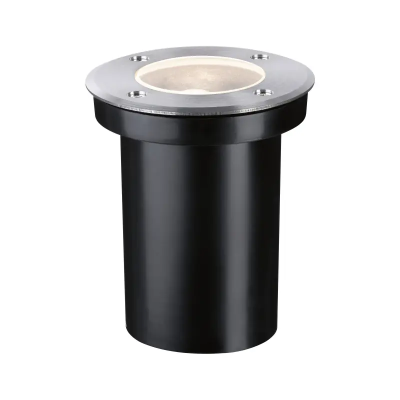 Extérieur 230V ENC Floor GU10 IP65 rd D105mm Acier inoxydable sans amp