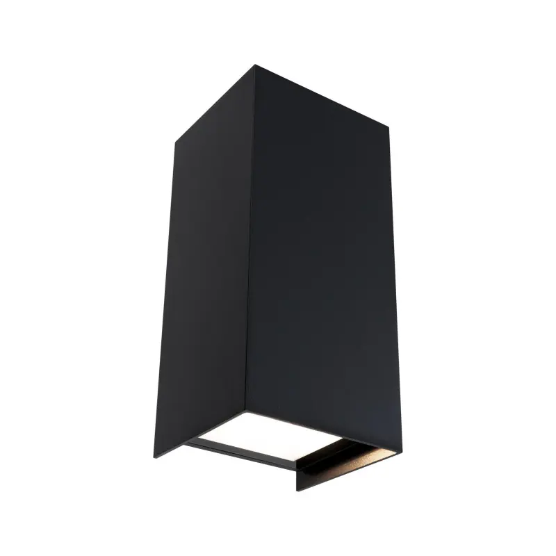 Lum en saillie ext 230V Flame 2x6W IP65 3000K Alu Dark Grey