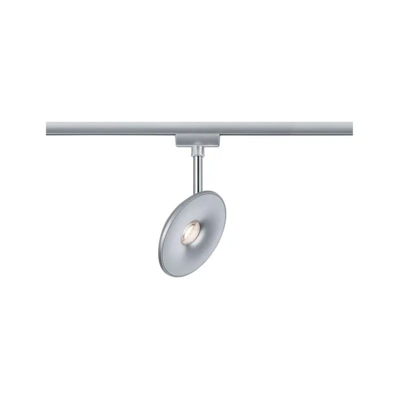 Spot URail Sphere 7,4W Chrome mat Chrome 230 V plastique gradable 2700K