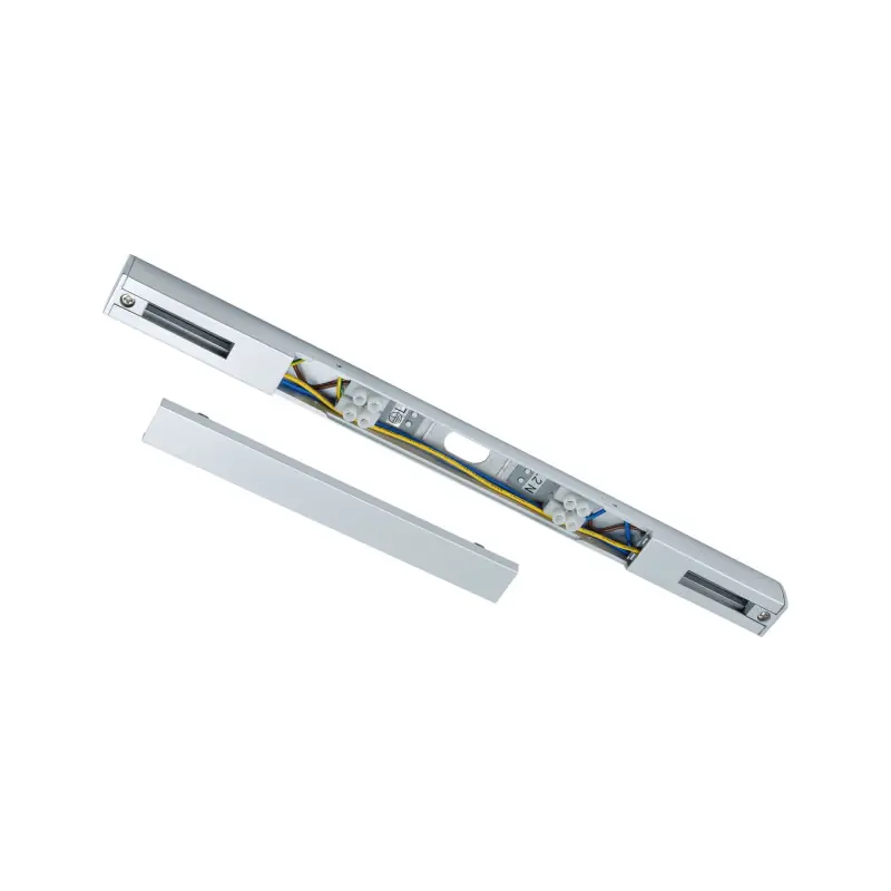Sys base URail 2,30m max1000W Chrome mat 230 V, métal gradable