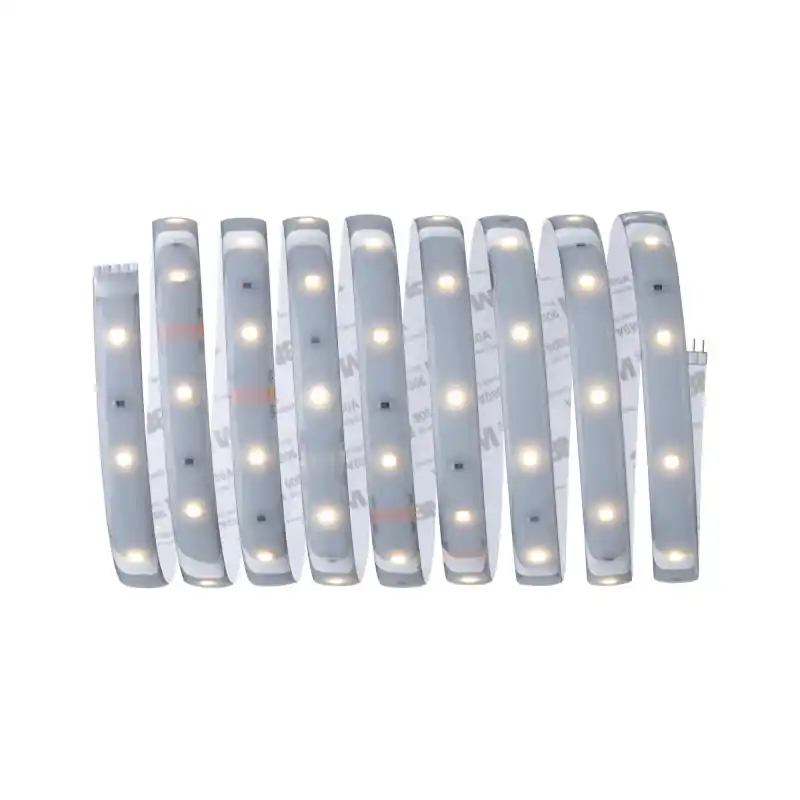 Strip MaxLED 250 2,5m Blanc chaud IP44 Protect Cover 2700K 10W 230/24V Argent