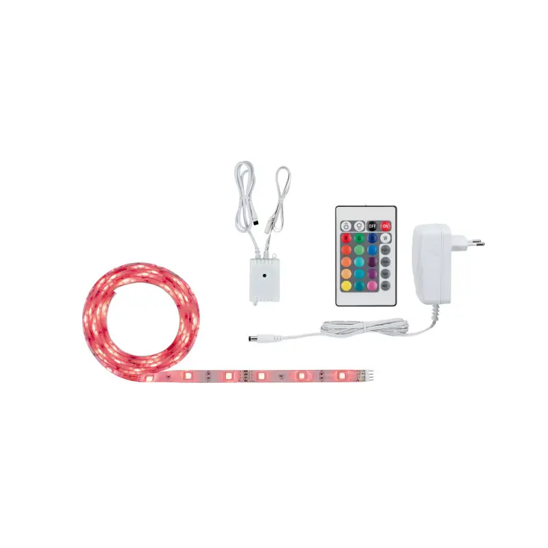 Strip Function SimpLED 1,5m RGB 12W 230/12V DC blanc métal plast