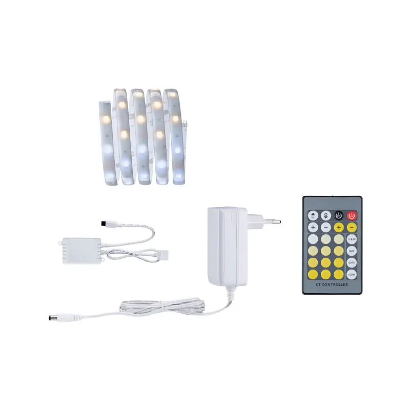 Kit de base MaxLED 250 1,5m TunW IP44 Protect Cover 5,3W 230/24V Argent
