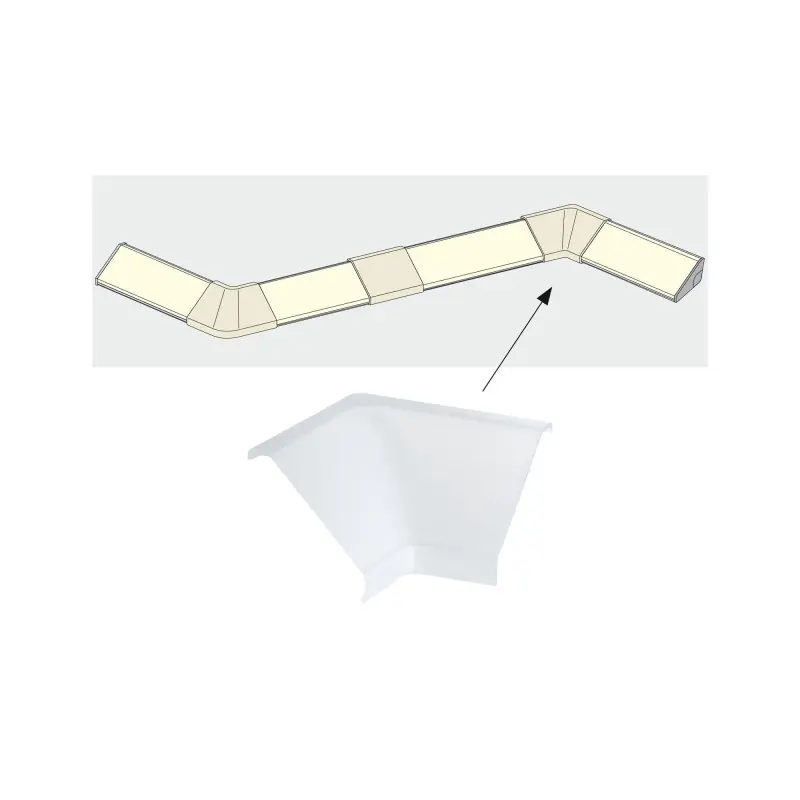 Kit de 2 coins Delta plastique