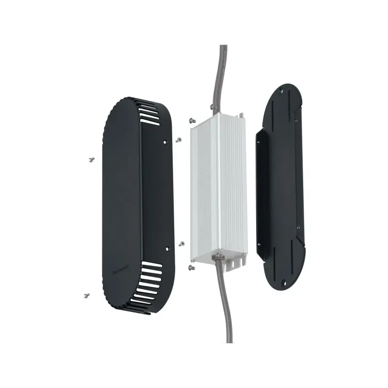 Outdoor Plug & Shine Couverture de transformateur Gris Plastique