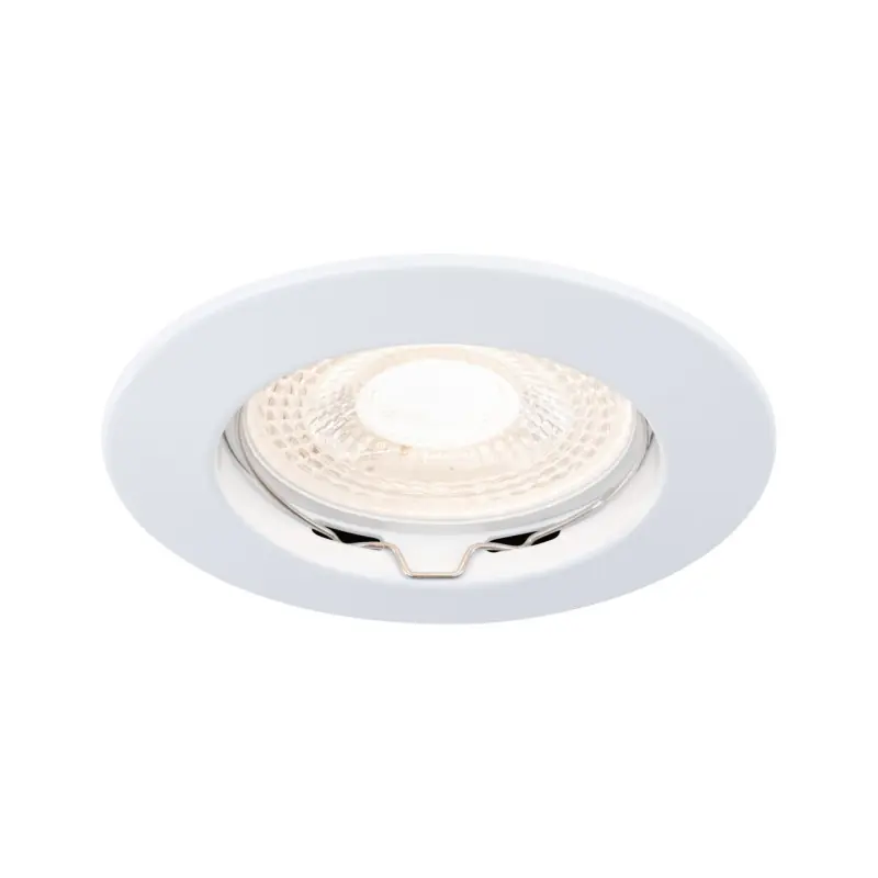 Premium Encastr. fixe max.50W 12V GU5,3 51mm Blanc/Alu Zinc