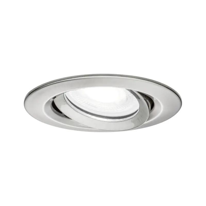 Enc Nova Plus IP65 orientable 1x6W 230V 4000K GU10 51mm acier brut/alu zinc