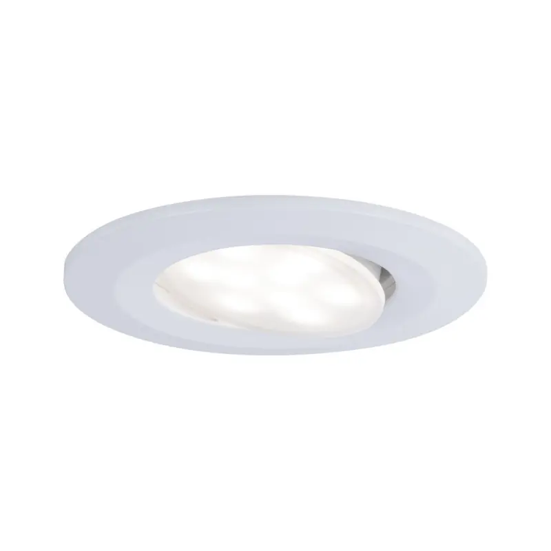 Kit enc Calla BBC/IP65 grad rond orient LED 560lm 4000K 6,5W 230V Blanc dépoli