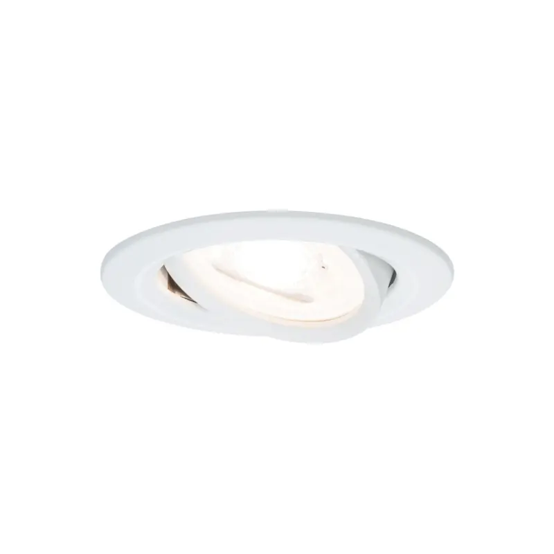 Kit enc Nova rd orientable LED 3x6,5W 2700K 230V GU10 51mm Blc dépoli/Alu