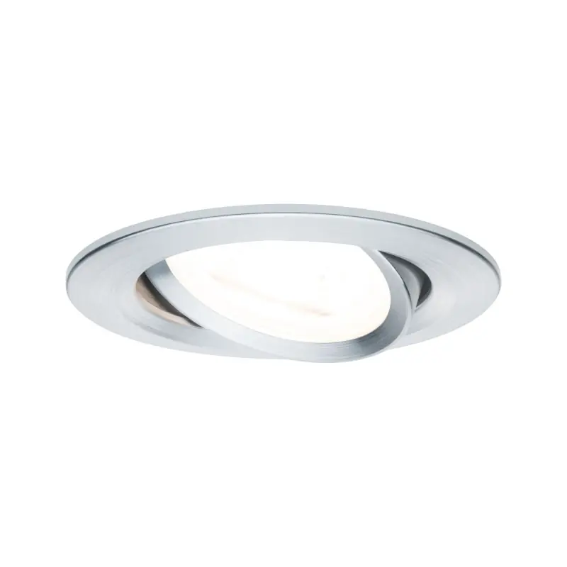 Kit enc Nova rond ori LED 3 nivgrad 1x6,5W 230V GU10 51mm Alu tourn/Alu