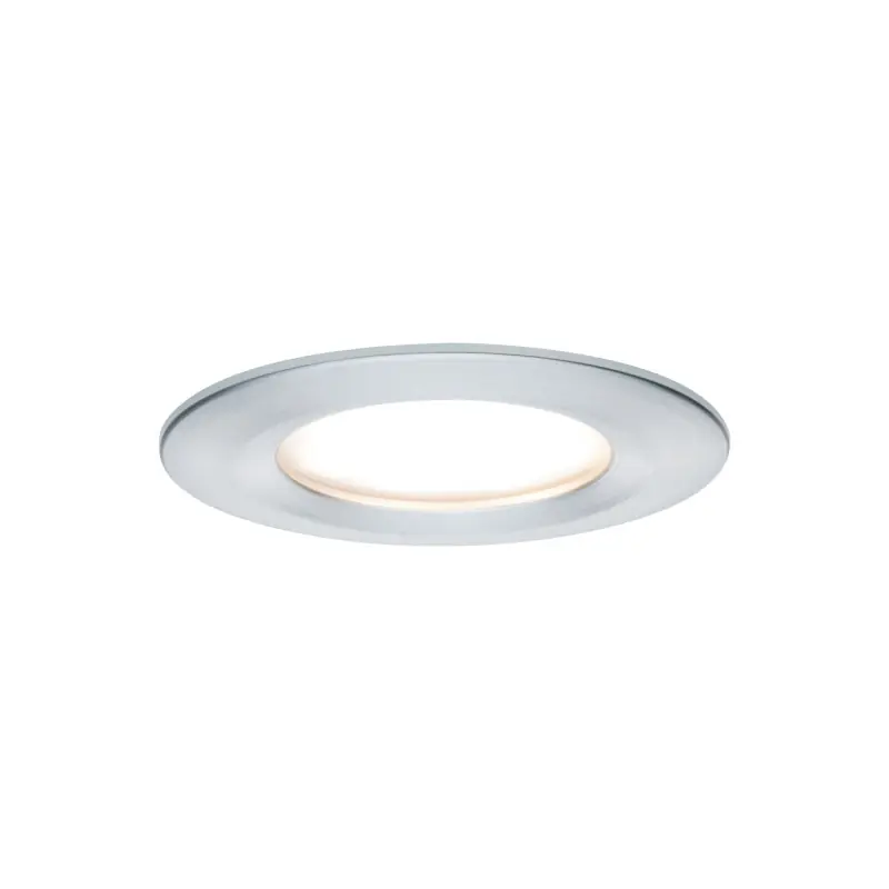 Kit enc Nova Coin 3 niv grad rond fixe LED 3x6,5W 2700K 230V Alu bros/Alu