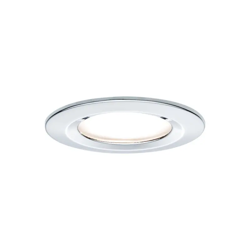 Kit enc Nova Coin 3 niv grad rond fixe LED 3x6,5W 2700K 230V Chrome/Alu