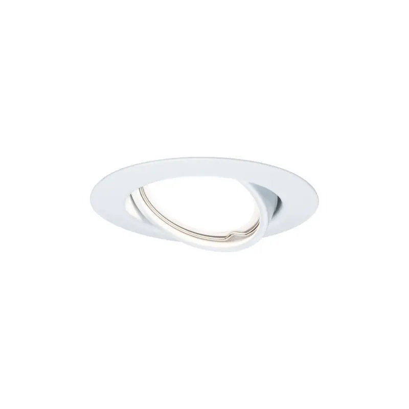 EBL Base rd orientable LED 3 niv grad 3x5W 230V GU10 51mm Blanc/métal
