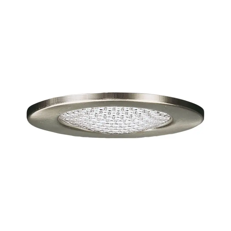 Enc. Meuble Verre structuré max.20W 12V G4 66mm Acier bros./Tôle d´acier/Verre