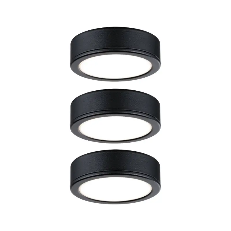 Kit Meuble Pukk 3x3W 210lm 12/230V 2700K Plastique/Noir