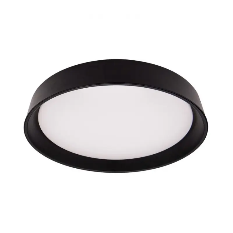 Plafonnier led 20w cct-45cm-3000k-4000k-6000k métal noir