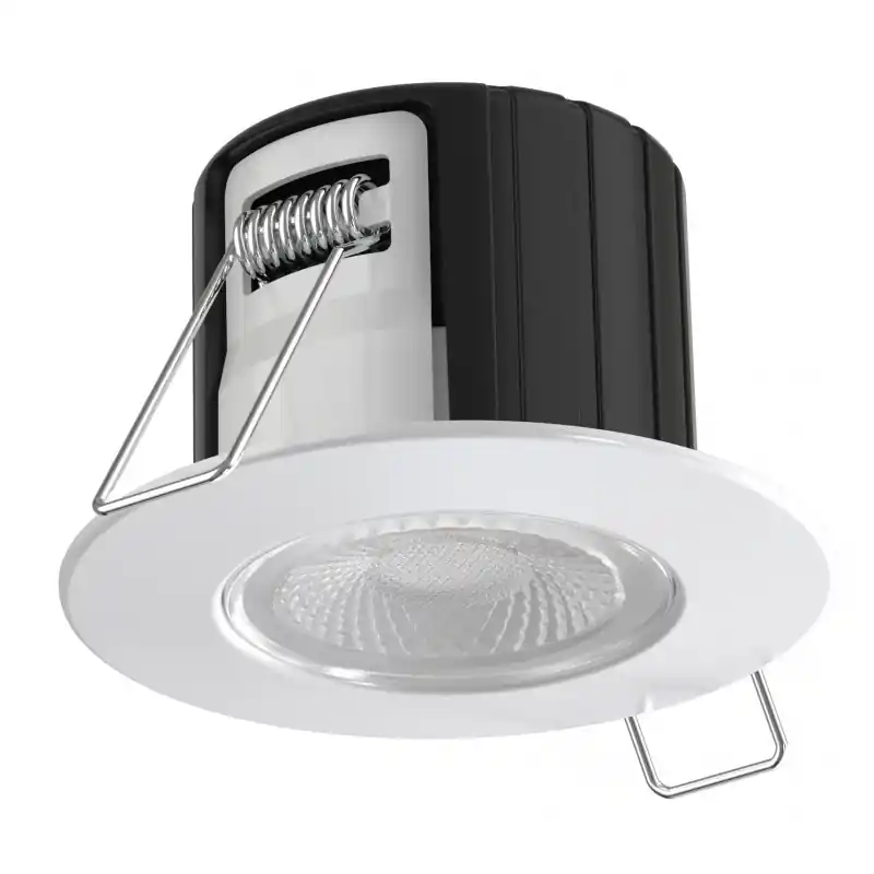 Spot 6w led rt2012 variable ip65 recouvrable rond blanc 80mm-bbc-3000k-4000k-6000k