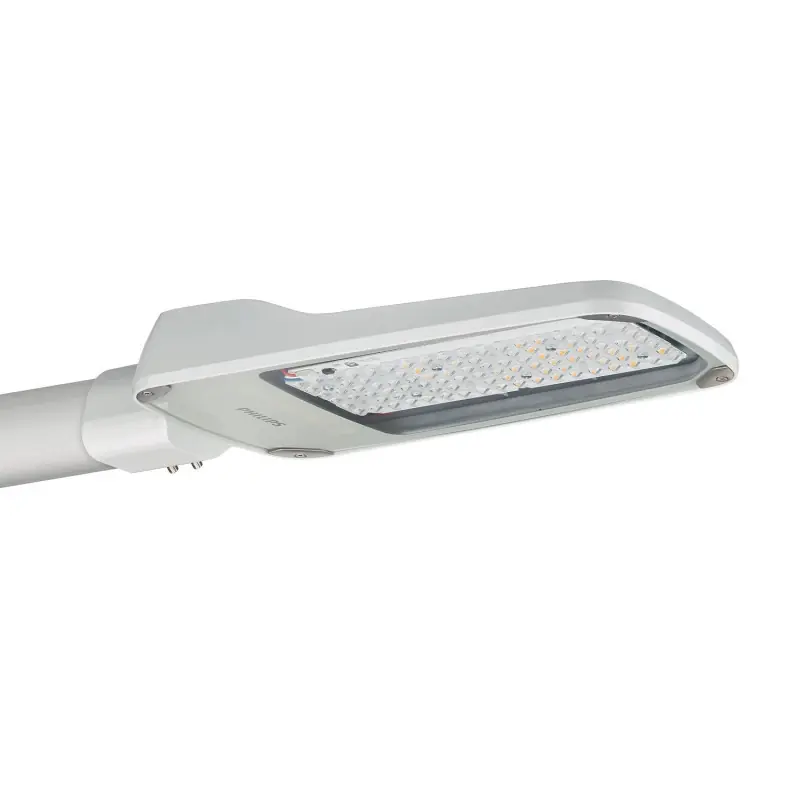 Tête de candélabre led philips-6100 lumens-4000k-eclairage parking magasin routier