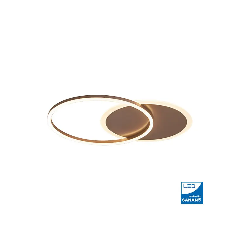 Plafonnier led 37w luminaire moderne 2950 lumens télécommande cct