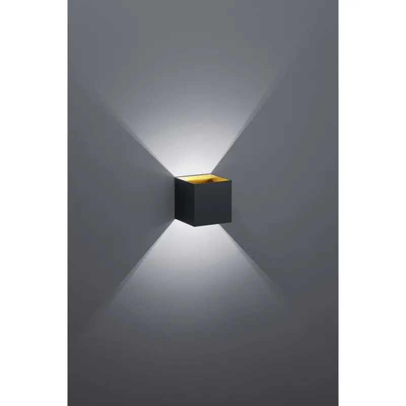 TRIO Applique intérieur noir mat LOUIS