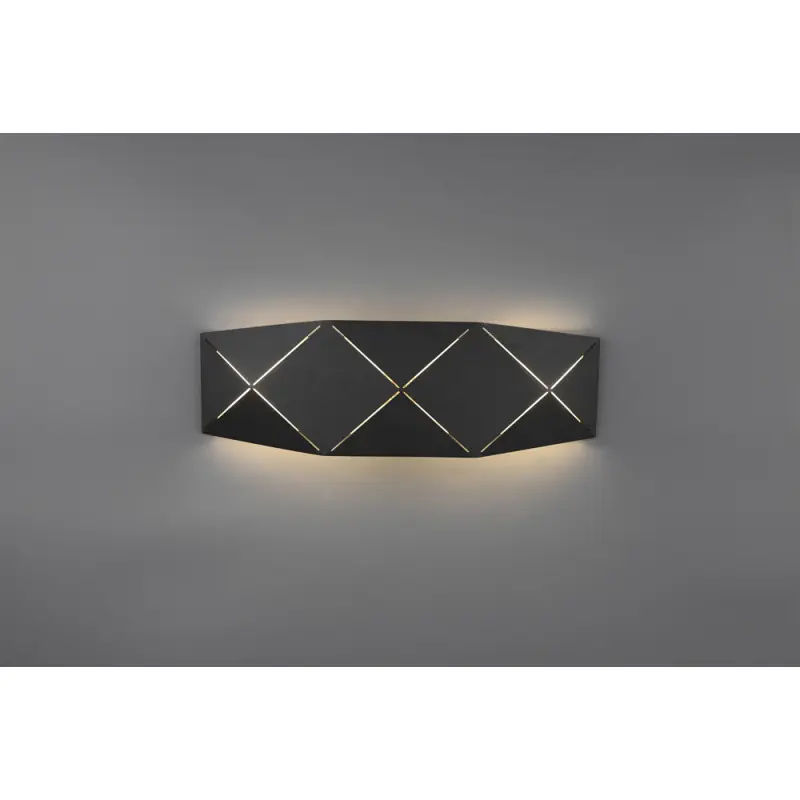 TRIO Applique intérieur noir mat ZANDOR