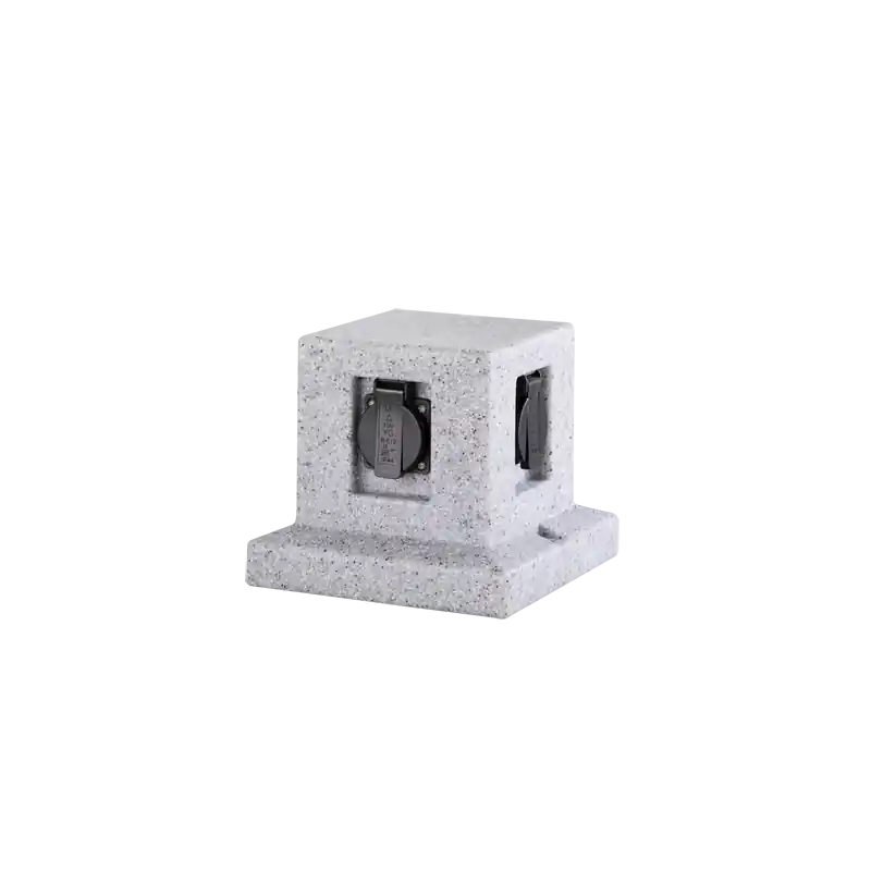 TRIO Gartensteckdose extérieur gris GARDEN SOCKET